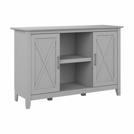 Bush Business Furniture Key West Accent Cabinet with Doors in Cape Cod Gray KWS146CG-03